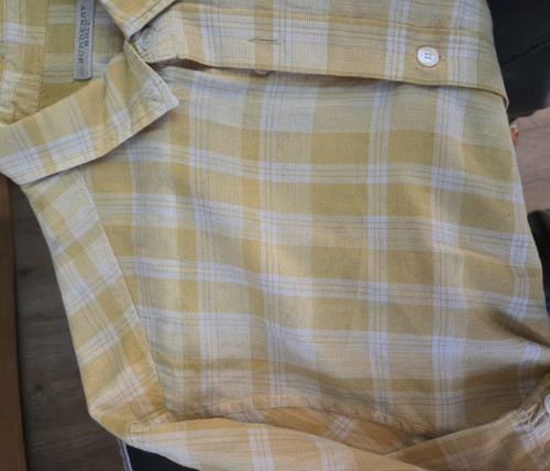  CAMICIA BURBERRY BRIT UOMO NOVA CHECK MANICA LUNGA COTONE taglia M prezzo di listino $395 - Foto 5 di 12
