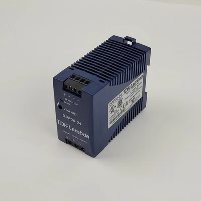 TDK-Lambda DPP30-24 Power Supply, 115 / 230 VAC, 24 VDC, 30 W, 0.7 / 0.4 A - Image 1 of 4