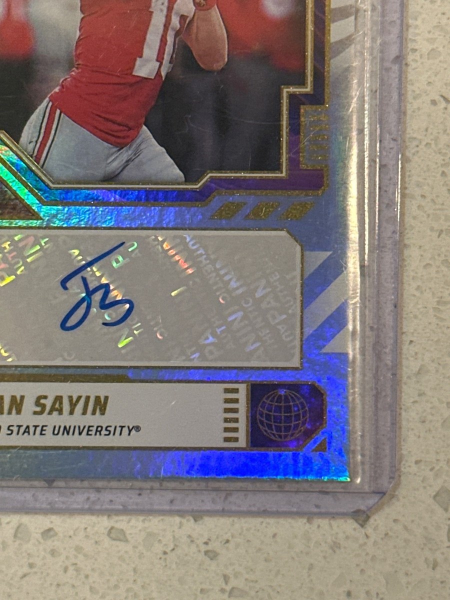 Julian Sayin 2025 Panini Score Next Era NIL Auto Ohio State