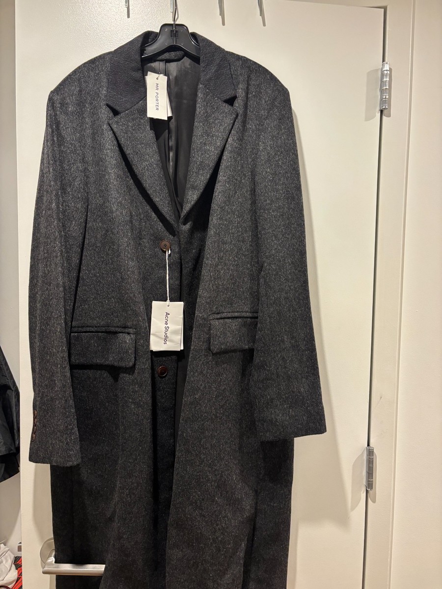 Acne Studios  Wool cashmere blend coat View 4
