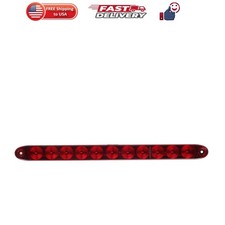 1PC Red 15" 11 LED Light Bar Stop Turn Tail 3rd Brake Light Truck Trailer Ide...