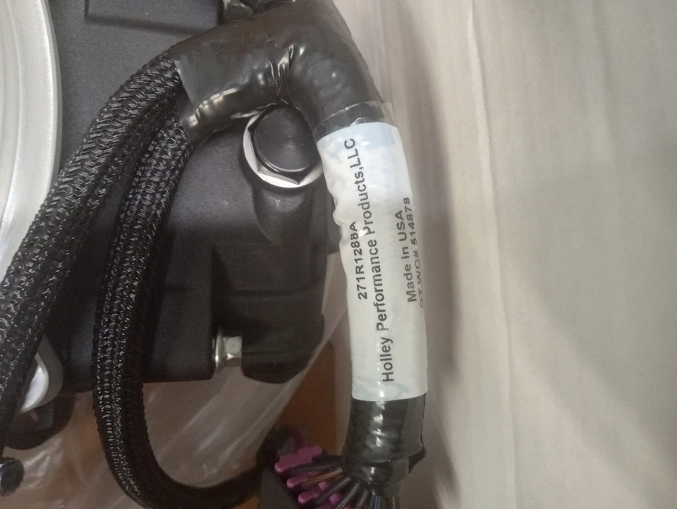 Cuerpo de acelerador de servicio Holley EFI 534-306 Terminator X Stealth 4500 negro Foto 2 de 4