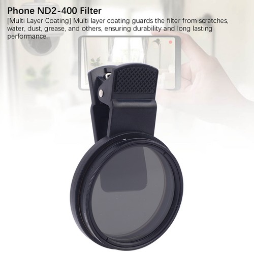 Clip On ND2-400 Filter Phone Lens ND Filter Enhance Contrast For Photography - Picture 16 of 24