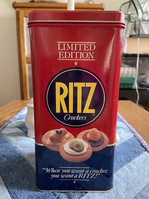Ritz Nabisco 1987 Limited Edition Red Advertising Tin Collectible