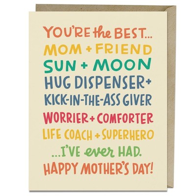 6 Pack Em & Friends Best Mom Ive Ever Had Card by Em & Friends Cards Book