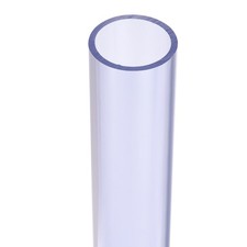 Clear Rigid Pipe 43mm ID 50mm OD 14" for Crafts High Impact Blue