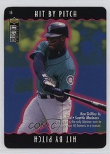 1996 Collector's Choice You Make the Play Ken Griffey Jr (Hit by Pitch) HOF 04br