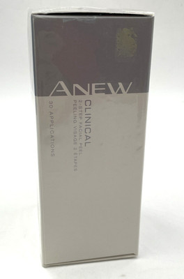 Avon Anew Clinical 2 Step Facial Peel 30 Applications New In Box Sealed