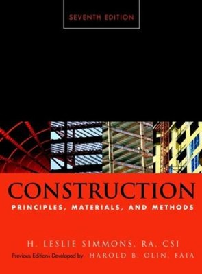Construction : Principles, Materials, and Methods Hardcover
