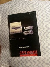 Super Nintendo Instruction Manual Only