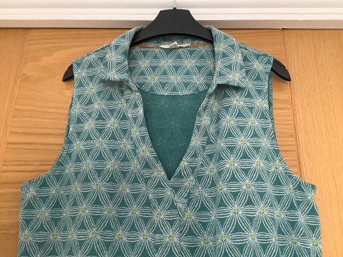 White Stuff Sleeveless Tunic Top - Size 18 - Kahlo Green Floral Print - Picture 6 of 12