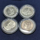 Morgan Silver Dollars (Lot Of 4) 1880P, 1882O, 1887P, 1889P MS + Proof Like #222