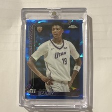 Topps 2025-26 Chrome Sapphire Edition Ace Bailey Rookie Utah Jazz #255