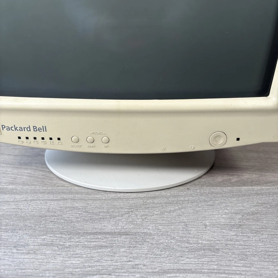 Packard Bell 1512S ME CRT Monitor Vintage Retro Computer Display 14” - Image 4 of 4