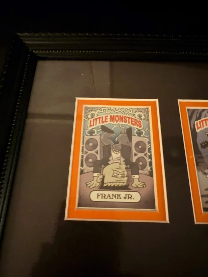 TATUAJE CIGARS Halloween Pequeños Monstruos Juego de Cartas / Enmarcado Foto 2 de 4