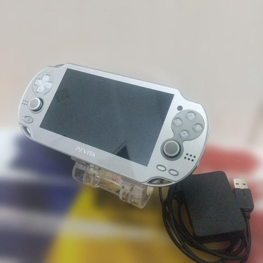 PlayStation Vita - SONY PlayStation VITA PCH-1000 限定アイスシルバー PlayStation PS Vita Ice Silver Rare pch-1000 OLED Console