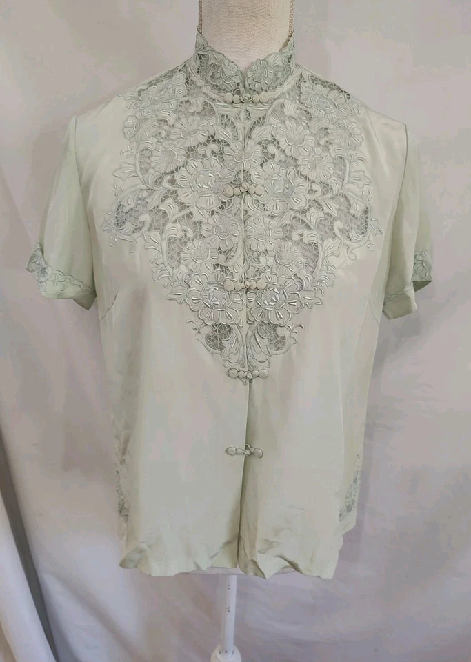 80's Vintage Lot of 10 100% SILK Blouses Shirts Tanks Multi Size Color Reseller - Image 4 of 4