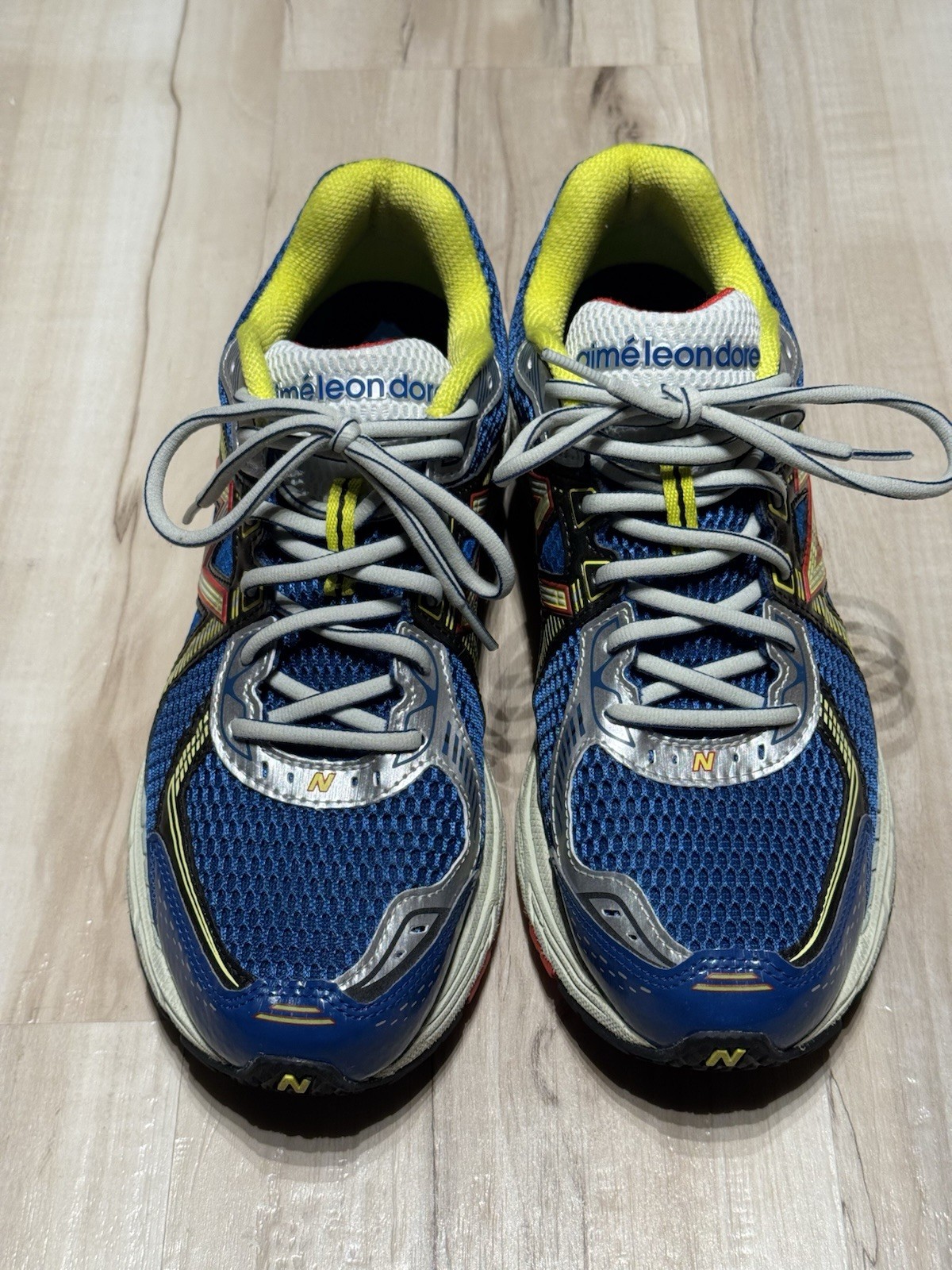 Aime Leon Dore x New Balance 860v2 Blue Yellow Running Shoes Size 10 ALD NB