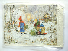 VTG RS Stuttgart Advent Calendar Christmas Woodland Scene #748 Germany