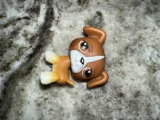 Vintage Y2K 2004 Littlest Pet Shop Boxer Dog Pet Pink Magnet LPS Collectible