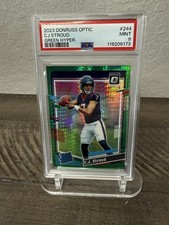 2023 Panini Donruss Optic - Rated Rookie C.J. Stroud #244 Green Hyper Prizm (RC)