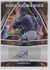 2022 Panini Elite Extra Edition Hidden Gems Black Josh Hood #HG-JH Auto p8v