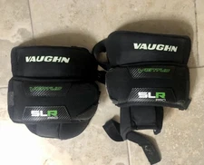 Vaughn Ventus SLR Pro Hockey Goalie Knee Pads Black Used