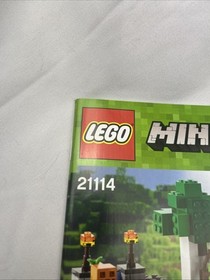 LEGO Minecraft 21114 The Farm Instructions Manual Booklet Only