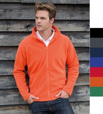 Result Unisex Herren Damen Micro Fleecejacke bedruckbar XS-3XL R114X NEU