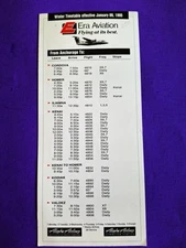 ERA Aviation Timetable June 6 1994  ALASKA
