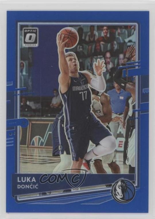 2020-21 Panini Donruss Optic Blue Prizm 40/59 Luka Doncic Luka Dončić #86 lz7