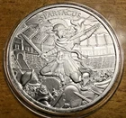 1oz SILVER LEGENDERY WARRIORS SPARTACUS SILVER ROUND