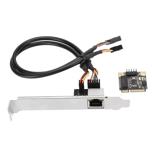 New RTL8111H 10/100/1000Mbps Mini PCI E Gigabit Ethernet Card Free Drive RJ 45 - Picture 10 of 14