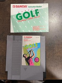 Bandai Golf Challenge Nintendo NES Complete CIB - MINTY!!