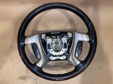 2008 Cadillac Escalade Steering Wheel Blackwoodgrain Heated Multifunction