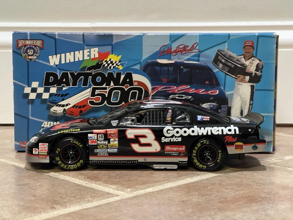 1998 Dale Earnhardt Goodwrench Monte Carlo Daytona 500 Win Action NASCAR 1/24 - Image 3 of 4