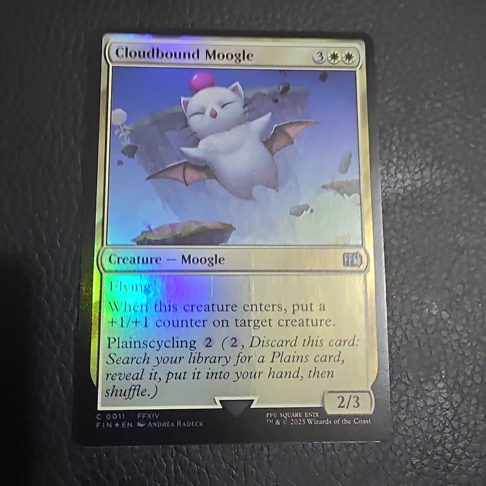 Wizards of the Coast MTG Final Fantasy Cloudbound Moogle Foil C 0011 2025