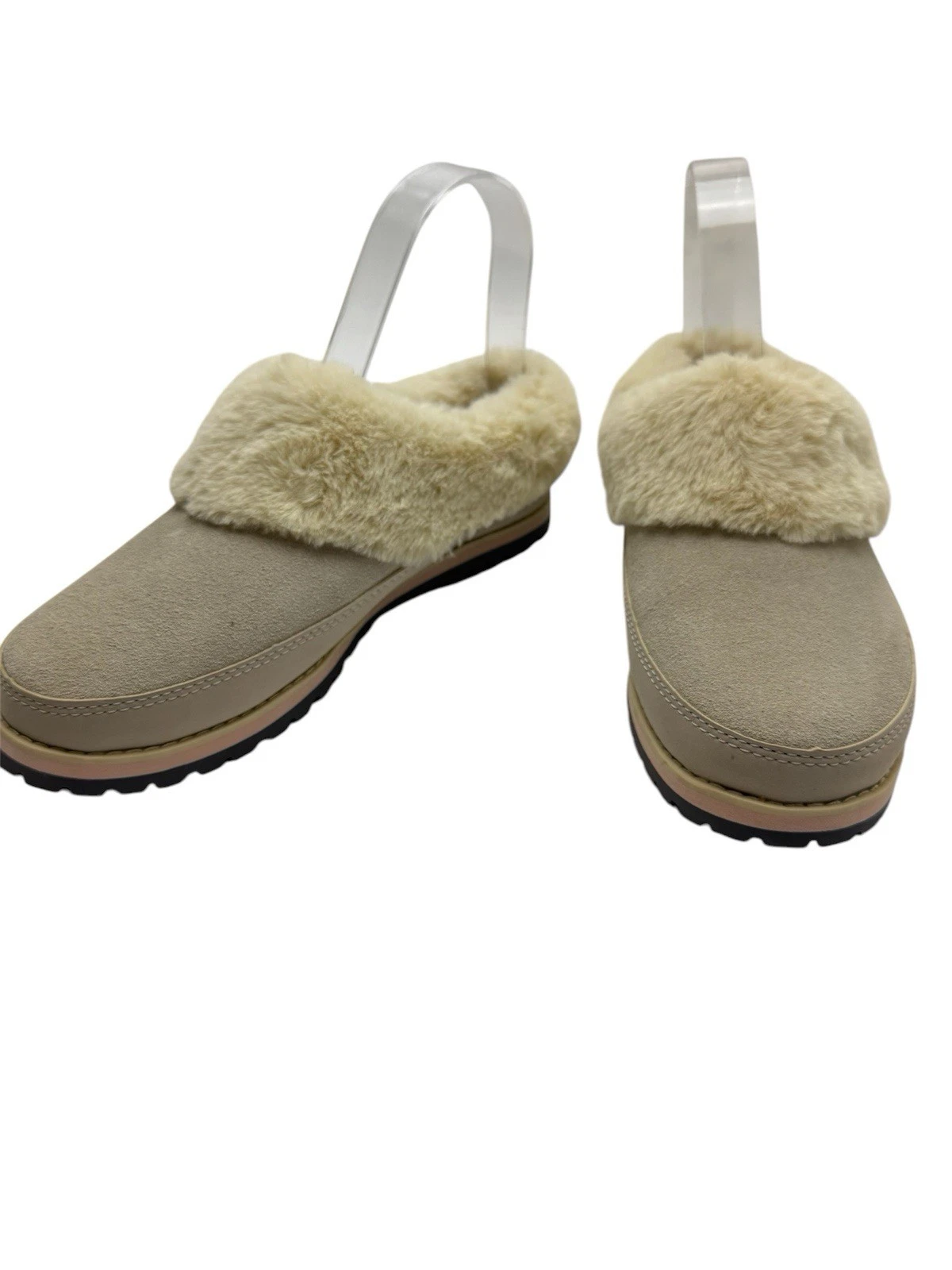 Timberland Ciabatta Donna Pelle Scamosciata Marrone Taglia US 6 NUOVA