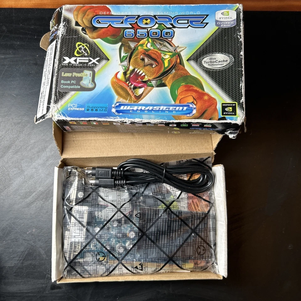 Tarjeta de gráficos XFX GeForce 6500 256 MB PCI-E - PV-T44F-RAMG Foto 2 de 4