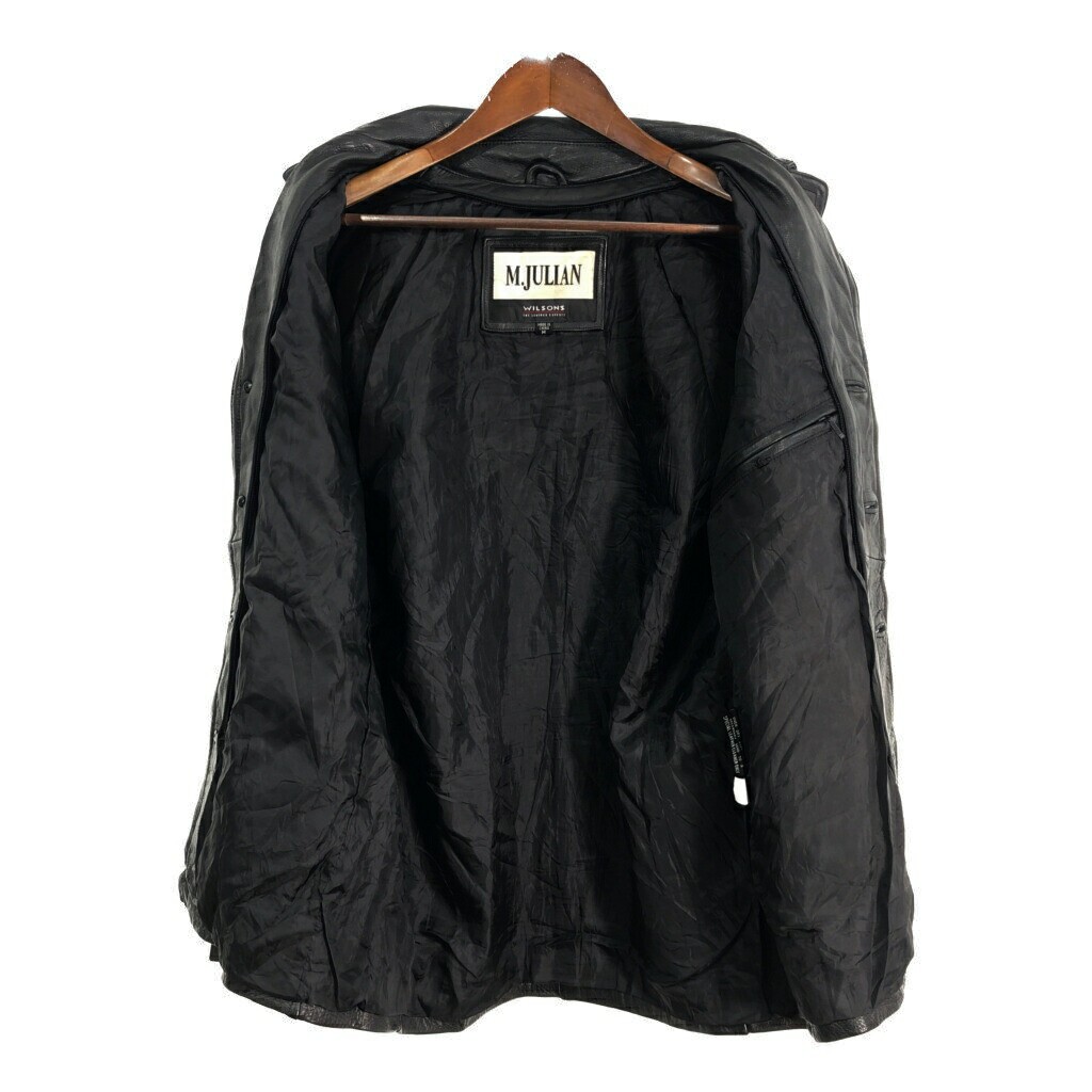 WILSONS LEATHER M.JURIAN レザージャケット　L size M.Jurian Wilsons Leather Jacket Black Men'S M Used Clothing