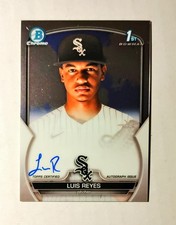 Luis Reyes 2023 1st Bowman Chrome AUTO Prospect AUTOGRAPH White Sox RC A6
