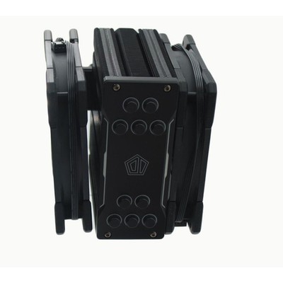 ID-COOLING SE-225-XT Black V2 CPU Air Cooler Dual 120mm PWM Fans LGA1700 AM5