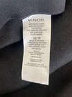 Vince Italian Wool-Blend High-Waist Bias Pant, Wide Leg, Size XS, Black — photo 3