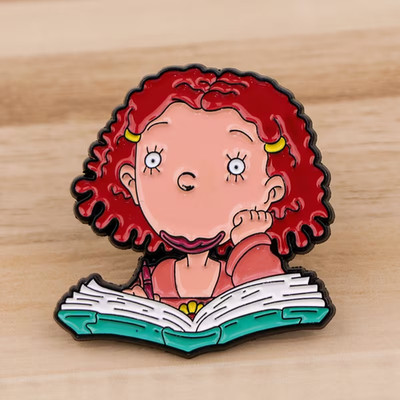 As Told By Ginger Nickelodeon Enamel Pin Nicktoons Lapel Hat Backpack Badge 