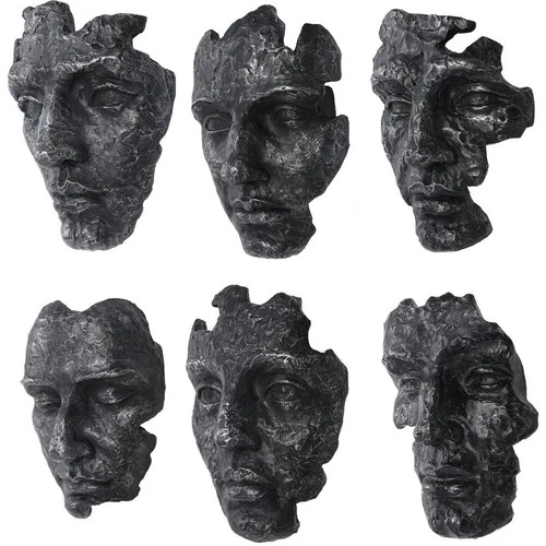 Uttermost 04350 Self-Portrait Steel Gray Metallic Wall Decor - Picture 3 of 7