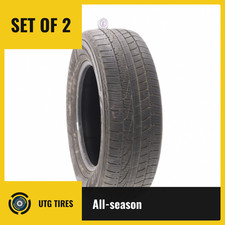 Set Of 2 Used 25565r18 Goodyear Assurance Weatherready 111t - 732