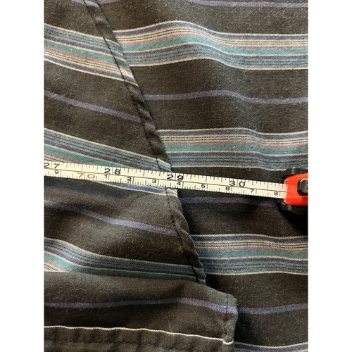 Ely Plains Western Black Stripe Snap Shirt – XL - Picture 7 of 8