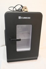 Cumeod Mini Fridge – Portable Cooler & Warmer – Black – Glass Door – UK Plug