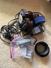 Canon, Sony, Konica Camera Lot EOS Rebel 2000, Cyber-shot, Lenses, Flashes