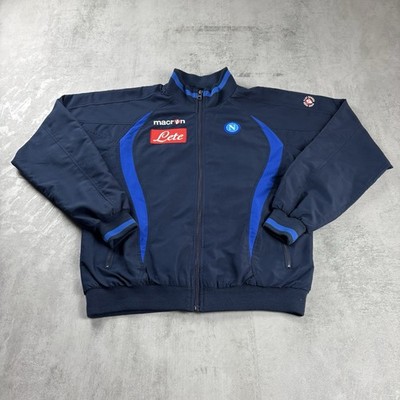 SSC Napoli Macron Teamjacke Track Jacket Herren Gr. S 2012 2014 Vintage